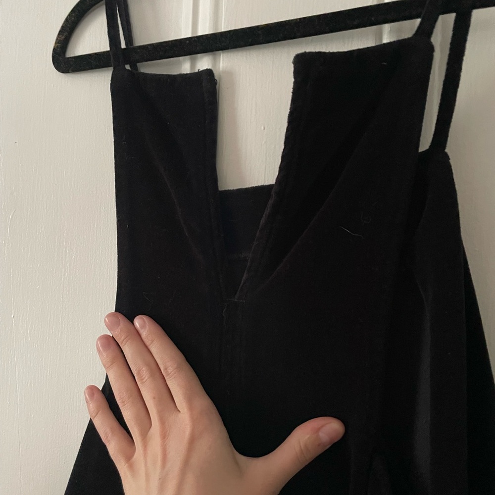 Topshop Black Pinafore